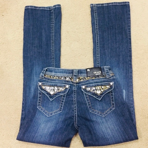 *SOLD* GRACE IN LA JEANS Boot Cut Fit - Picture 3 of 6